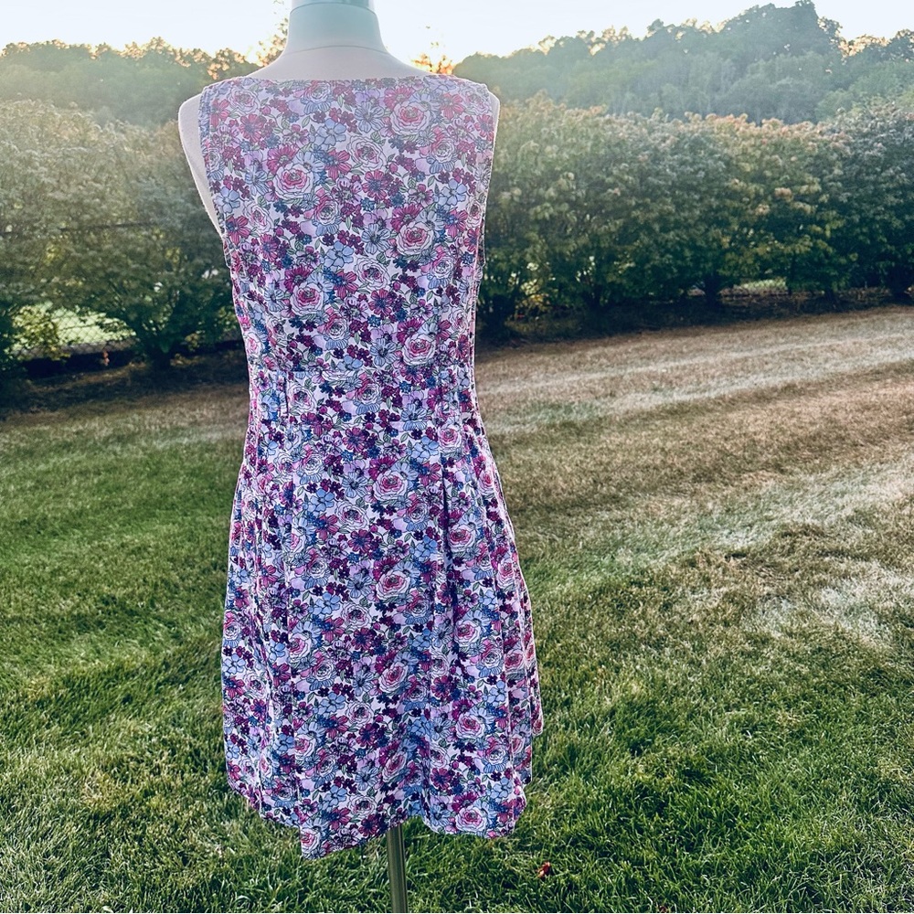 Tommy Hilfiger Women's Size 10 Floral A-Line Sleeveless Spring Sundress - Picture 11 of 15